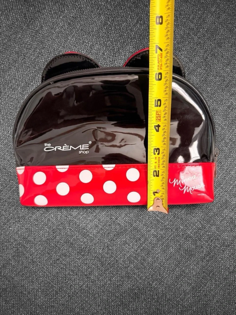The Creme Shop Disney Minnie Mouse Bow Cosmetic Makeup Bag